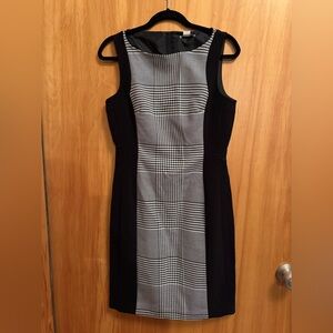 H&M Black and white plaid Dress